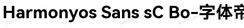 Harmonyos Sans sC Bo字体转换
